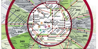 Wien 100 জোন মানচিত্র
