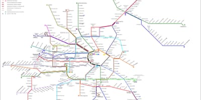 ভিয়েনা strassenbahn মানচিত্র