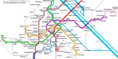 ভিয়েনা bahn মানচিত্র